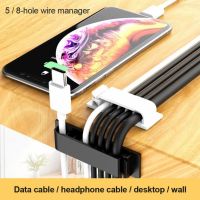 Silicone USB Cable Organizer Cable Winder Desktop Tidy Management Clips Cable Holder for Mouse Headphone Wire Organizer