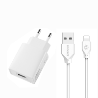 เซตชาร์จ Joyroom รุ่น L-M213 2.4A EU Travel Charger Suit หัวชาร์จพร้อมสายชาร์จ Micro / Lightning