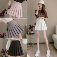 COD IOED95 Pleated Skirt Female College Fresh Classy High Waist Slimmer Look All-Match Slim-Fit Short Fash