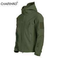 Men Military Outdoor Jacket Soft Shell Waterproof Windbreaker Hooded Coat Men Brand Clothing Fashion Army Tactical Jacket Men