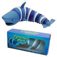 Corinada Ocean Shark Dolphin Decompression Fun Squeeze Toy Childrens Educational Caterpillar Stress Relief Adult Birthday Gift