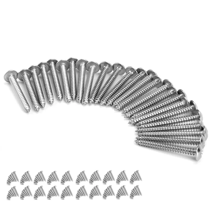 200pcs-m4-stainless-steel-cross-self-tapping-screws-combination-set-truss-head-screws-self-drilling-screw-wood-work-size-8mm-35mm