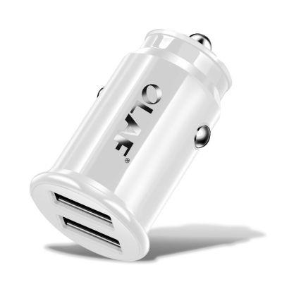 【COOL】 Olaf ค่าเร็ว3.0 2.0รถชาร์จ USB ชาร์จโทรศัพท์มือถือ2พอร์ต USB ชาร์จไฟในรถได้อย่างรวดเร็วสำหรับ iPhone ซัมซุงแท็บเล็ตรถ-ชาร์จ