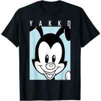 2023 NEW2023ใหม่ฤดูใบไม้ผลิและฤดูร้อน Animaniacs ผู้ใหญ่เสื้อยืด Yakko ภาพโปสเตอร์เสื้อยืด-ผู้ชายเสื้อยืด