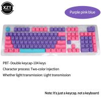 Shot PBT Keycaps XVX Profile Custom cap 104 Compatible with Gateron Switches Gamer Mechanical Keyboards