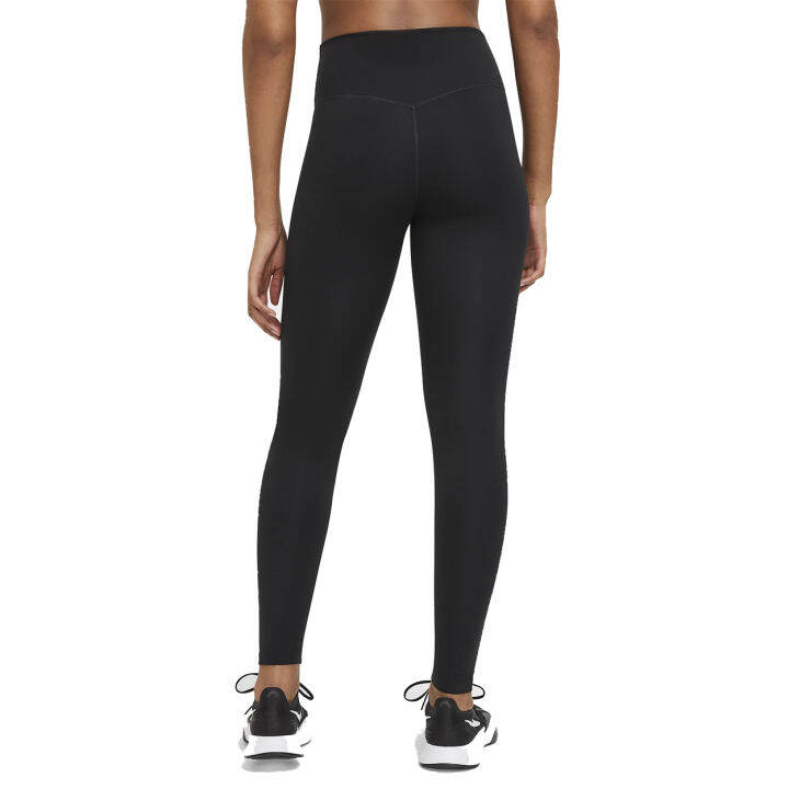 กางเกงออกกำลังแบรนด์nikeของแท้iรุ่นใหม่-nike-one-womens-mid-rise-leggings-dd0252-010-สีดำ