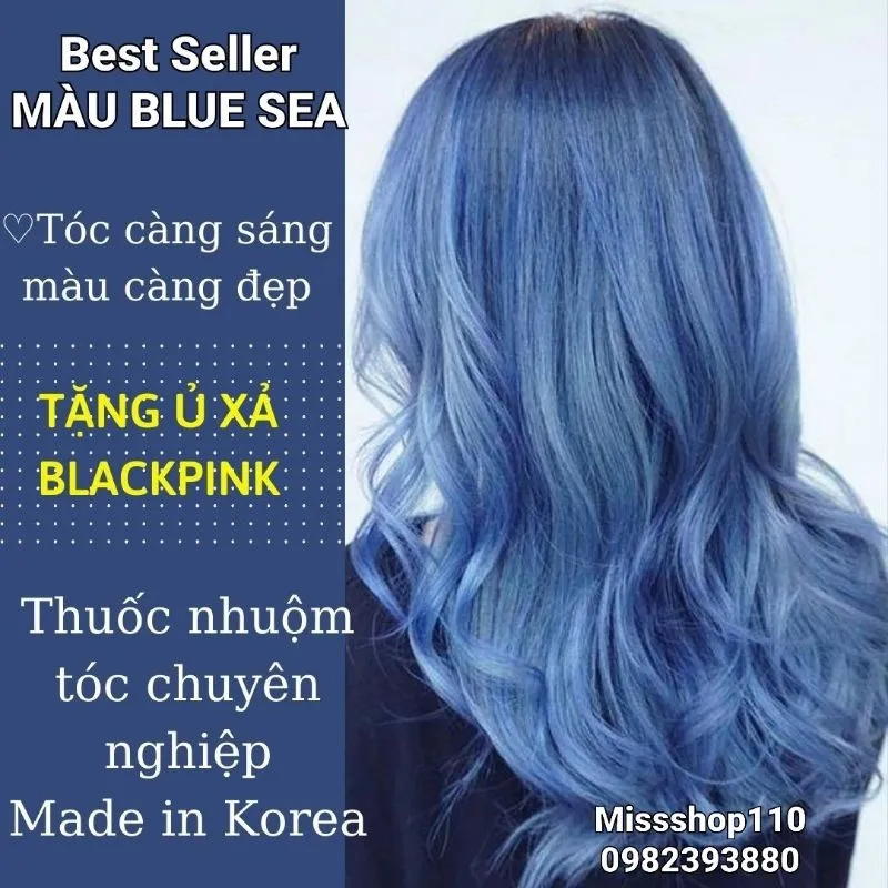 Sáng tạo và tự tin với nhuộm tóc blue sea thảo dược Hàn Quốc - một sự lựa chọn tuyệt vời cho mái tóc của bạn. Chúng tôi đảm bảo rằng bạn sẽ trông thật tuyệt vời và thu hút mọi ánh nhìn khi sử dụng sản phẩm này. Hãy cùng xem hình ảnh để thấy sự khác biệt mà nhuộm tóc blue sea thảo dược Hàn Quốc có thể mang lại cho bạn!