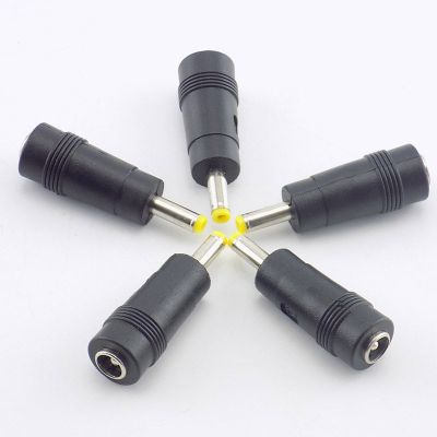 ；【‘； 5Pcs 5.5Mm X 2.1Mm DC Female To 4.0Mm X 1.7Mm Male DC Power Plug Adapter Connector Pc Computer Cables Jack Notebook Laptop