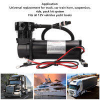 200 PSI Air Compressor Copper Wire with Temperature Control Switch Heavy Duty Universal for 12V Vehicle Yacht Ship