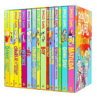 16 หนังสือ Roald Dahl COLLECTION เด็กวรรณคดีภาษาอังกฤษนวนิยายหนังสือนิทานชุด Early การศึกษาอ่านหนังสือสำหรับเด็ก