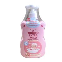 ศรีจันทร์เบบี้ สบู่เหลว อาบน้ำเด็กเอ็กซ์ตร้า มายด์ SRICHAND BABY Extra Mild Head to Toe Wash - Oat &amp; Calendula 400 ml.(M)