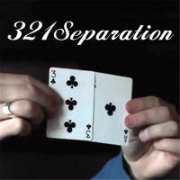 321แยกเทคนิคมายากลกลไก Mentalism ปริศนาของเล่น Magia บัตรตลกภาพ PlayingSeparate C Lose Up Street ภาพลวงตา