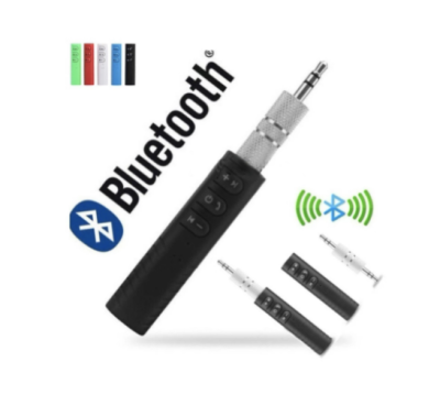 Wireless Car Bluetooth AUX 3.5 มิลลิเมตรแจ็คเครื่องรับสัญญาณบลูทูธแฮนด์ฟรีโทรบลูทูธอะแดปเตอร์รถเครื่องส่งสัญญาณอัตโนมัติเครื่องรับสัญญาณเพลง