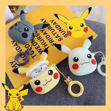 Pokemon Pikachu Silicone Protective Case for AirPods 3 2 1 Pro Kawaii Anime  Creative Doll Bluetooth Earphone Cover for AirPods - AliExpress