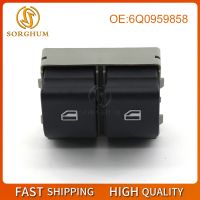 Sorghum 6Q0959858 6Q0 959 858 Car Electric Window Control Switch For Audi For VW Polo 9N Seat Ibiza Cordoba 2002-2009 6Q0959858A