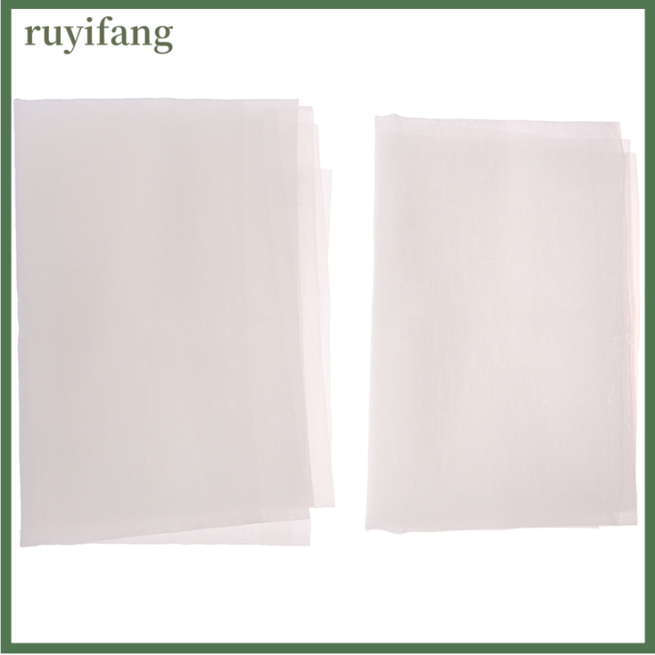 ruyifang-ผ้าไนล่อนกรองตาข่ายผ้า80-120น้ำกรองโพลีเอสเตอร์สีขาว