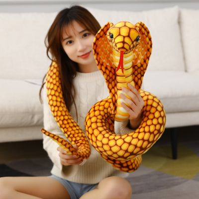 【YF】✒∈☊  80/170/240cm Simulated Colorful Stuffed Animals Snakes Plushies Spoof Joke Soft