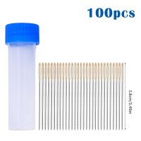 【CC】 MIUSIE 30 PCS/100 Tail Embroidery Fabric Needles Tools Sewing