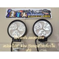 โปรโมชั่น สปอตไลท์ กลม ขนาด 4นิ้ว27w(ใบพัด5step)เกรดสูง   12-24v all inone