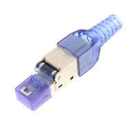 LngBo Cat6A/7/8ป้องกันคริสตัลหัว Ftp Rj45ตัวเชื่อมต่อโลหะเครื่องมือโมดูล-ฟรีปลั๊ก