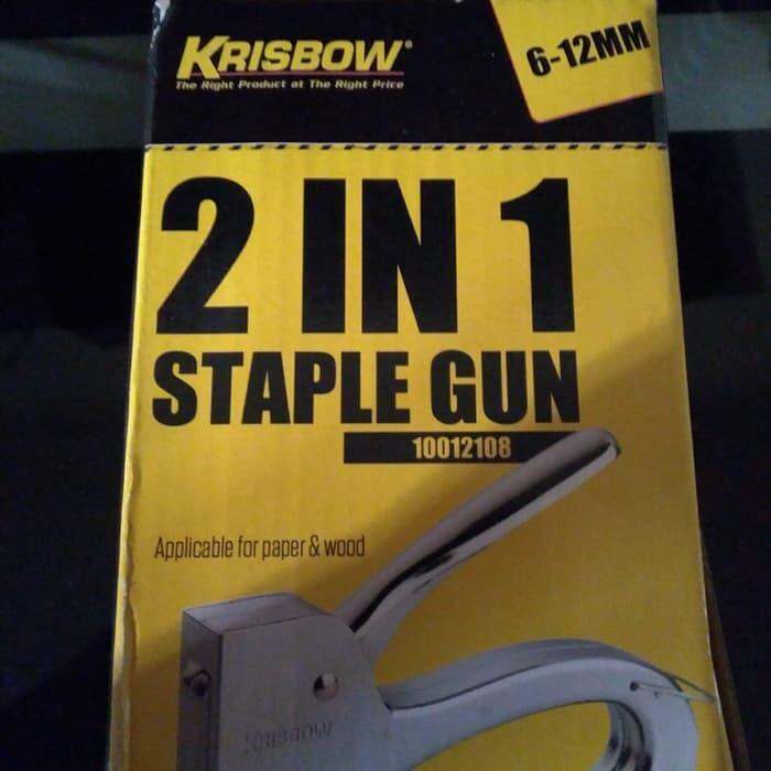 Krisbow Staple Gun 2 In 1 Gun Tacker Lazada Indonesia