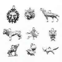 CHARMS จี้รูปสิงโตสําหรับทําเครื่องประดับแฮนด์เมด Diy