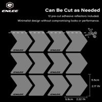 [COD] สติ๊กเกอร์สะท้อนแสงสำหรับขอบจักรยานเฟรมหมวกกันน็อคล้อความปลอดภัยสติ๊กเกอร์ขี่จักรยาน MTB ถนน BMX สกูตเตอร์