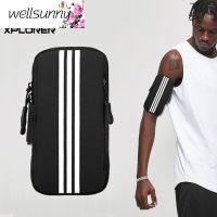 Wellsunny Sport Arm Wrist Bag For Running Jogging Cellphone Pouch Waterproof Reflective Phone Wallet Key Holder