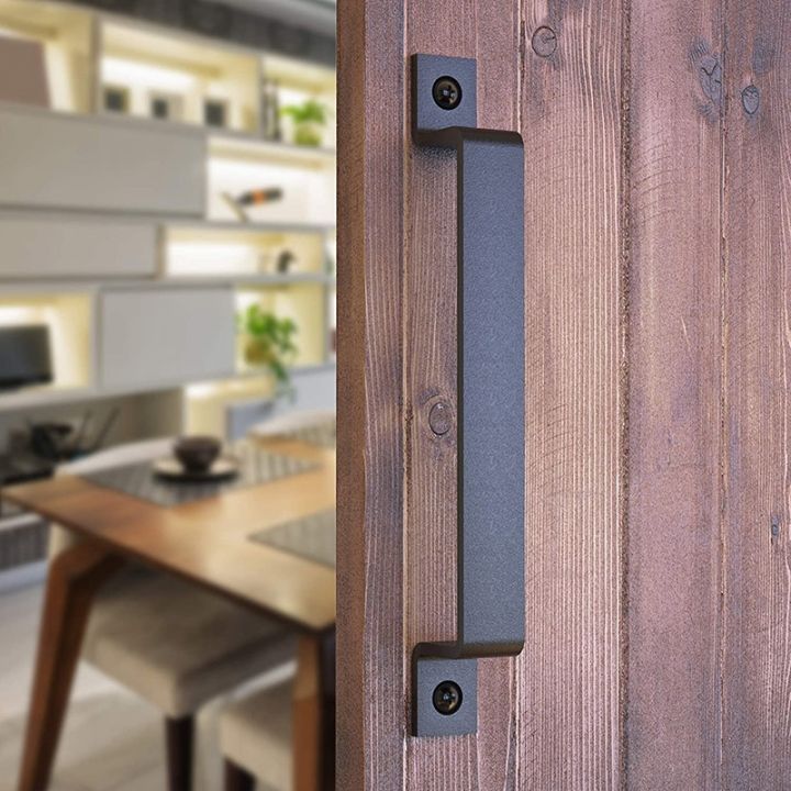 antique-black-carbon-steel-heavy-duty-sliding-barn-door-pull-handle-hardware-for-interior-door-kitchen-furniture-cabinet-knob