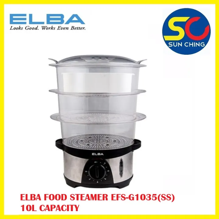 ELBA FOOD STEAMER 10L EFSG1035(SS) Lazada