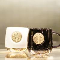 ?1.15? พร้อมส่ง！แก้วกาแฟ Starbucks Mug Classic Copper Medal ถ้วยน้ำสำนักงานของขวัญปีใหม่ ของขวัญ ถ้วยกาแฟ Starbucks ที่สวยงาม