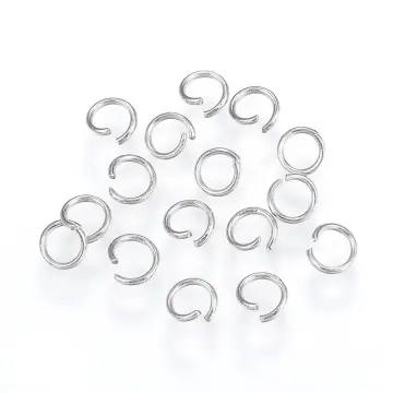 1000pcs/lot 6mm Stainless Steel KeyRing Key Chain jump rings Round