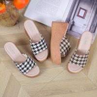 HOT★Platform Sandals Women 2023 New Korean Fashion Wedge Shoes Ladies High Heels Thick Bottom Mules Summer Casual Female Slippers