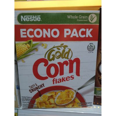อาหารนำเข้า🌀 Baking cereals Breakfast Frame Nestle Cornefels Nestle Corn Flakes Econo Pack 500g