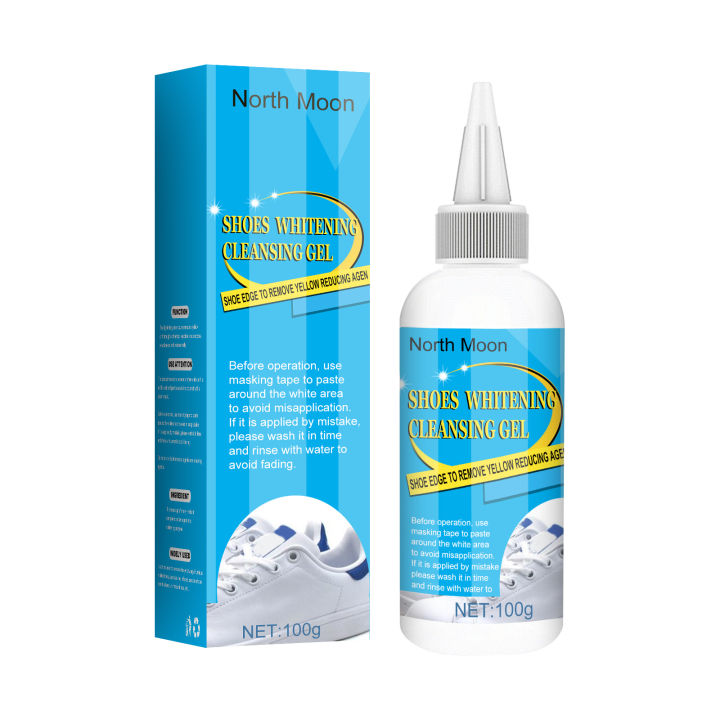 JAYSUING 30ML White Shoe Whitening Cleaner Decontamination Whitening Care  Edge Tool Shoe Cleaning Yellow Shoe To Agent Shoe Edge White Shoes Cleaning  Gel Clean Shoes Stain Whitening Cleansing Polish Foam Deoxidizer Gel