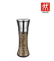 ZWILLING เครื่องบดพริกไทย Zwilling, วัสดุแก้ว, เครื่องบดพริกไทยคอ, สแตนเลส, ปรับความหนาได้ด้