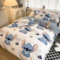 Cartoon Disneys Bed Sheets Set Stichs Mickeys Bedding Set Toys Story Duvet Cover Pillowcase Donalds Bed Sets Queen King Size