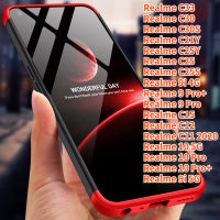 เคส Aweven GKK สำหรับ C30S C30 Realme C33 Realme C21Y C25Y Realme C25 C25S Realme 9i Realme 9 Pro Plus Realme C15 C12 C11 Realme Realme 10 5G Realme 10 Pro + 360องศาป้องกันแบบเต็ม3 In 1เคสโทรศัพท์ไฮบริดพลาสติกบางเฉียบแข็งเกราะ GKK เคสโทรศัพท์