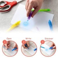 Creative Magic UV Light Pen Invisible Ink Pen Funny Marker Pen School Supplies for Kids Gifts