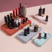 Organizer Desktop Multi Grids Jewelry Cosmetic Makeup Box Eyebrow Pencil Display Brush Lipstick Storage Rack Holder Silicone