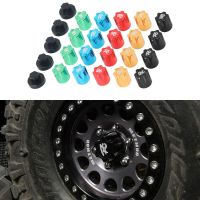 【JH】Metal Wheel Rim Center Cap Dust Cap M4 Nut 4PCS for 1/10 RC Crawler Car Axial SCX10 D90 TRX4 TF2 CC01 Capra Upgrade