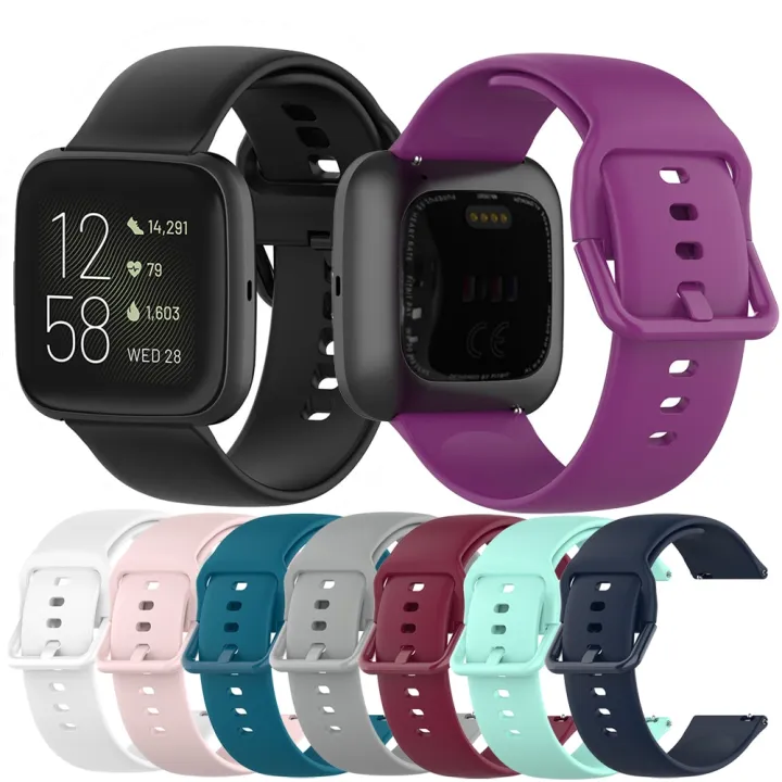 fitbit versa 2 strap loop pink