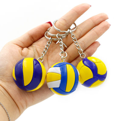 Key Chain Gift Business Volleyball Gifts Volleyball Gifts PVC Keychain Sport Keychain Volleyball Keychain