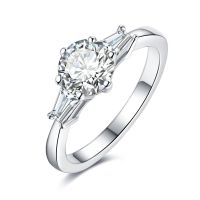 ✥ แหวนเพชร Moissanite diamond rings สําหรับผู้หญิง