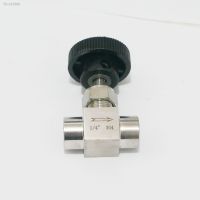 ○ 1/4 quot; BSP Equal female Thread 304 Stainless Steel shut off valve Needle Valve 915 PSI