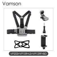 【In Stock】 hhctty Vamson สำหรับอุปกรณ์เสริมสายรัดหน้าอกเข็มขัดร่างกายขาตั้งกล้องเทียมภูเขาสำหรับ Hero 10 9 8 7 5 6สำหรับ4K VP203