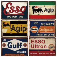 [ Kelly66 ] The Worlds Finest Motor Gas Oil Garage  Metal Sign Home Decor Bar Wall Art Painting 20*30 CM Size Dy160 Drawing Painting Supplies