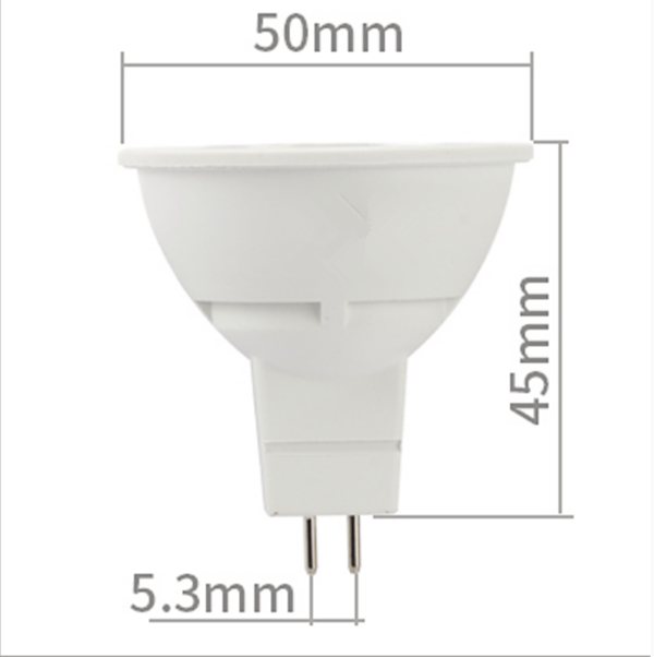 หลอดไฟ-led-lamp-cup-220v-7w-ขั้ว-gu5-3-mr16-แสงขาวแสงวอร์มไวท์-led-lamp-cup-ขั้ว-gu5-3-mr16-หลอดไฟขนาดเล็ก