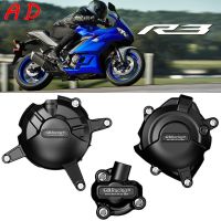 ✑ฝาครอบเครื่องยนต์สำหรับ GB Racing สำหรับ Yamaha YZF-R3 2015-2018 R25 2014-2017 YZF-R125 2014 MT-03ป้องกันป้องกันเครื่องยนต์2016-2022