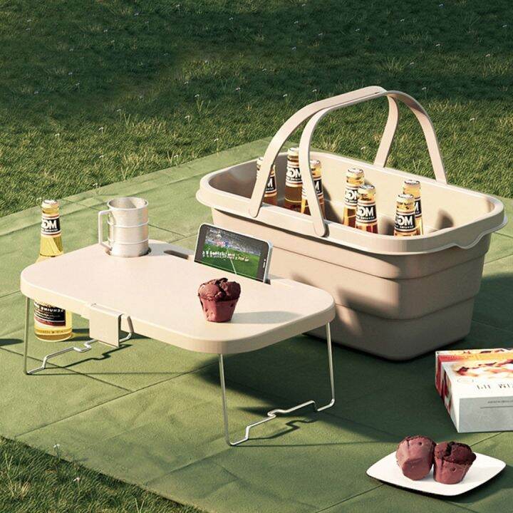 Collapsible Picnic Basket Foldable Storage Lazada PH